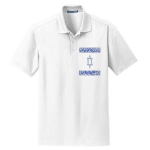 Israel Jewish Israeli Flag Star of David Pride Love Text Art Dry Zone Grid Polo