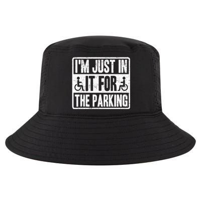 Im Just In It For The Parking Wheelchair Disability Cool Comfort Performance Bucket Hat