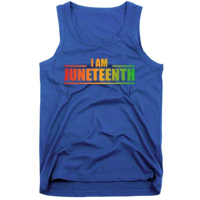 IM Junenth June 19 Afro American Freedom Black History Funny Gift Tank Top