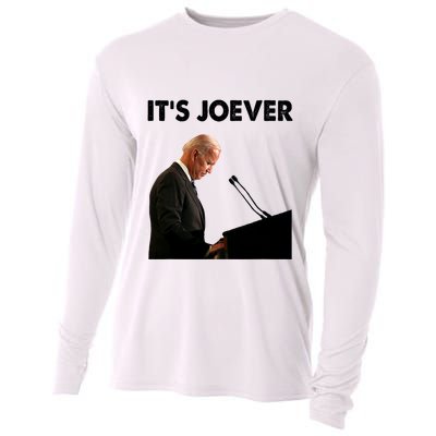 ItS Joever Joe Biden America Usa Its Joever Funny Saying Cooling Performance Long Sleeve Crew