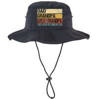 I Just Keep Getting Better Dad Grandpa Great Grandpa Bucket Hat