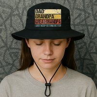 I Just Keep Getting Better Dad Grandpa Great Grandpa Bucket Hat