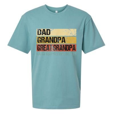 I Just Keep Getting Better Dad Grandpa Great Grandpa Sueded Cloud Jersey T-Shirt