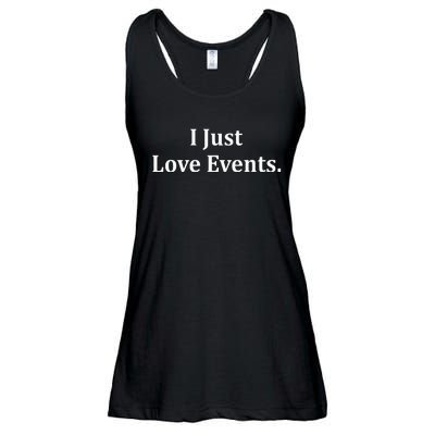 I Just Love Events Ladies Essential Flowy Tank