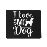 I Just Love Springer Spaniels Spanniel Lover Loves Dogs Mousepad