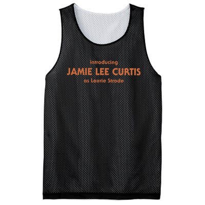 Introducing Jamie Lee Curtis As Laurie Strode Halloween Mesh Reversible Basketball Jersey Tank