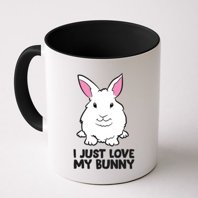 I Just Love My Bunny Cute Bunny Rabbit Owner Love Bunnies Gift Mug