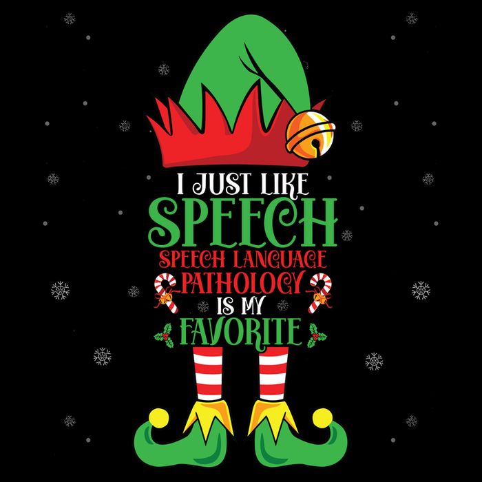 I Just Like Speech Language Pathologist Elf Slp Christmas Daily Commute Backpack