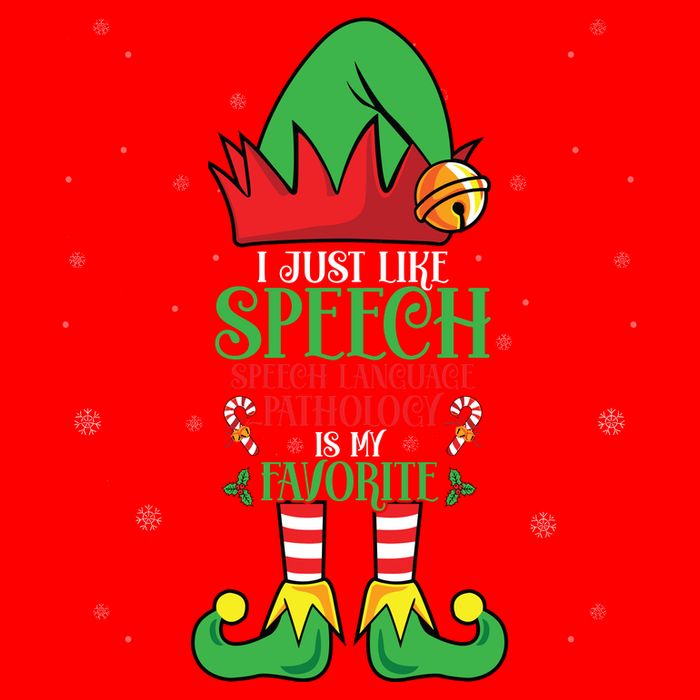 I Just Like Speech Language Pathologist Elf Slp Christmas Flat Bill Trucker Hat