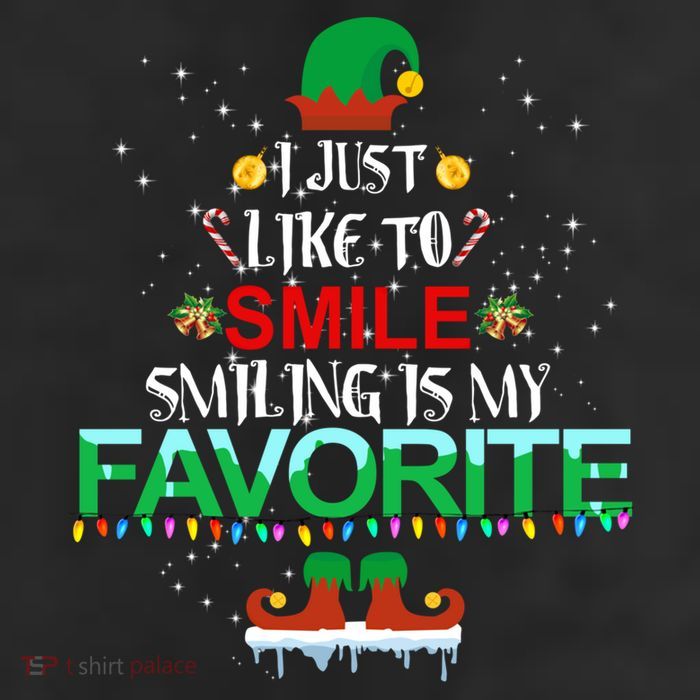 I Just Like To Smile Smiling Is My Favorite Elf Christmas Cool Gift Cool Comfort Performance Bucket Hat
