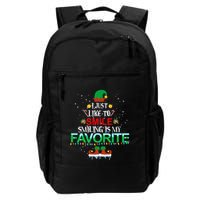 I Just Like To Smile Smiling Is My Favorite Elf Christmas Cool Gift Backpack
