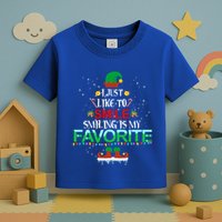 I Just Like To Smile Smiling Is My Favorite Elf Christmas Cool Gift Toddler T-Shirt