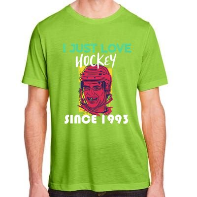 I Just Love Hockey Since 1993 Great Gift Adult ChromaSoft Performance T-Shirt