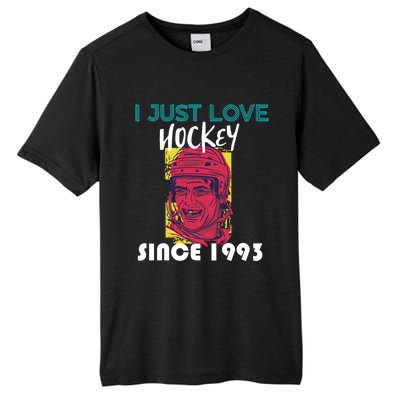 I Just Love Hockey Since 1993 Great Gift Tall Fusion ChromaSoft Performance T-Shirt