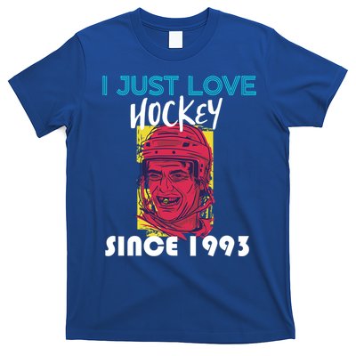 I Just Love Hockey Since 1993 Great Gift T-Shirt