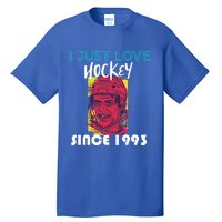 I Just Love Hockey Since 1993 Great Gift Tall T-Shirt