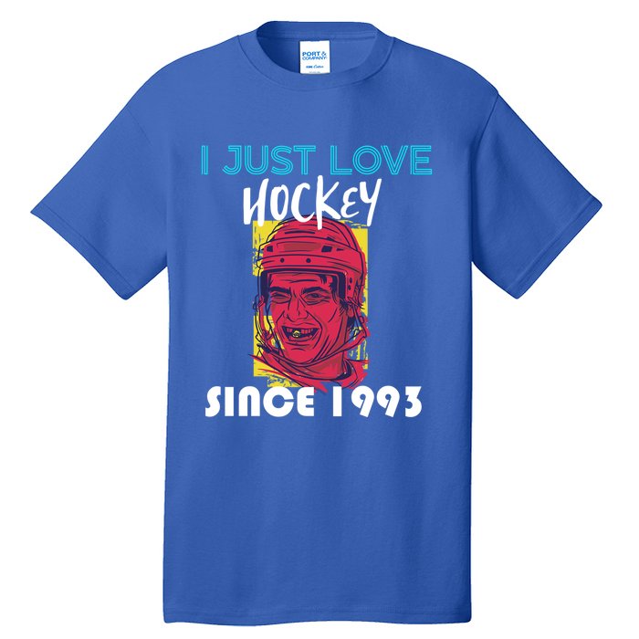 I Just Love Hockey Since 1993 Great Gift Tall T-Shirt