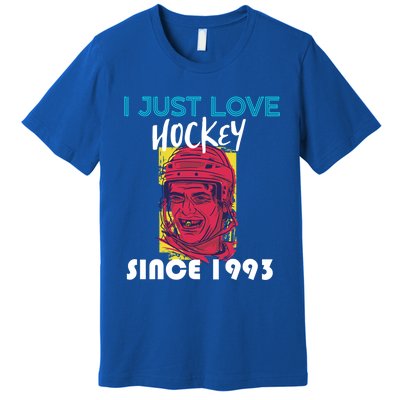 I Just Love Hockey Since 1993 Great Gift Premium T-Shirt