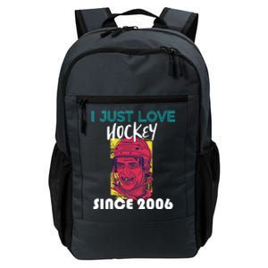 I Just Love Hockey Since 2006 Great Gift Daily Commute Backpack