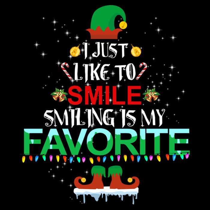 I Just Like To Smile Smiling Is My Favorite Christmas Cool Gift Sustainable Bucket Hat