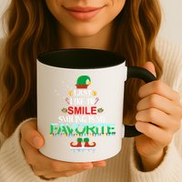 I Just Like To Smile Smiling Is My Favorite Christmas Cool Gift Mug