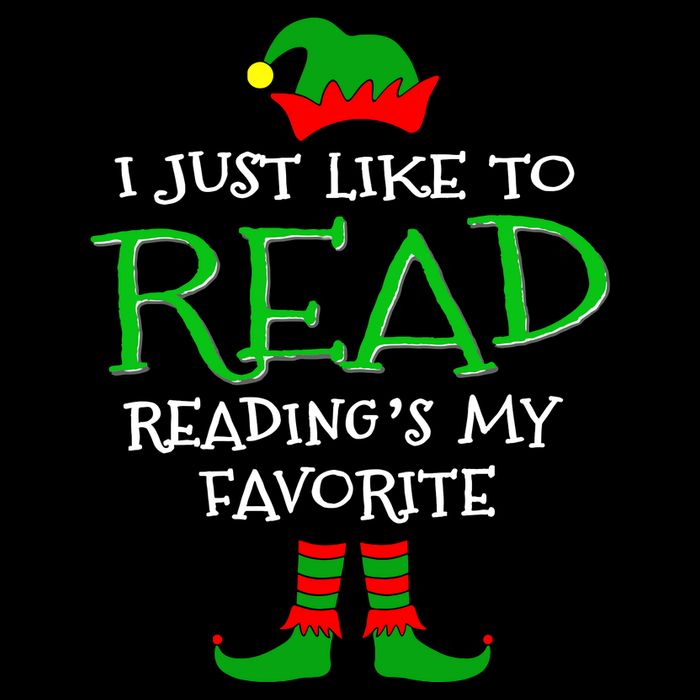 I Just Like To Read Reading Elf Book Love Christmas Gifts 16 in Basic Backpack