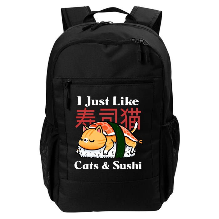 I Just Like Cats And Sushi Backpack
