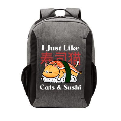 I Just Like Cats And Sushi Vector Backpack