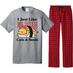 I Just Like Cats And Sushi Pajama Set