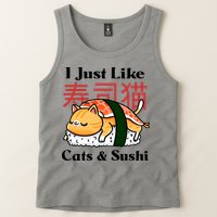 I Just Like Cats And Sushi Tank Top
