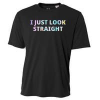 I Just Look Straight Lgbt Pride Month Cooling Performance Crew T-Shirt