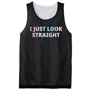 I Just Look Straight Lgbt Pride Month Mesh Reversible Basketball Jersey Tank