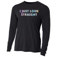 I Just Look Straight Lgbt Pride Month Cooling Performance Long Sleeve Crew