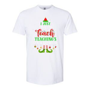 I Just Like To Teach My Favorite Cite Teacher Elf Christmas Gift Softstyle CVC T-Shirt