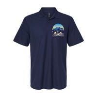 I Just Love Monster Trucks Retro Sunset Softstyle Adult Sport Polo