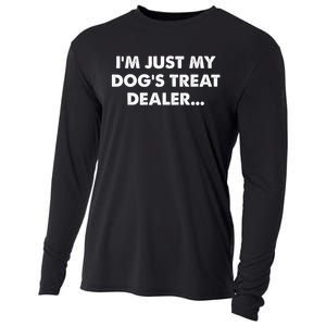 Im Just My Dogs Treat Dealer Quote Cooling Performance Long Sleeve Crew