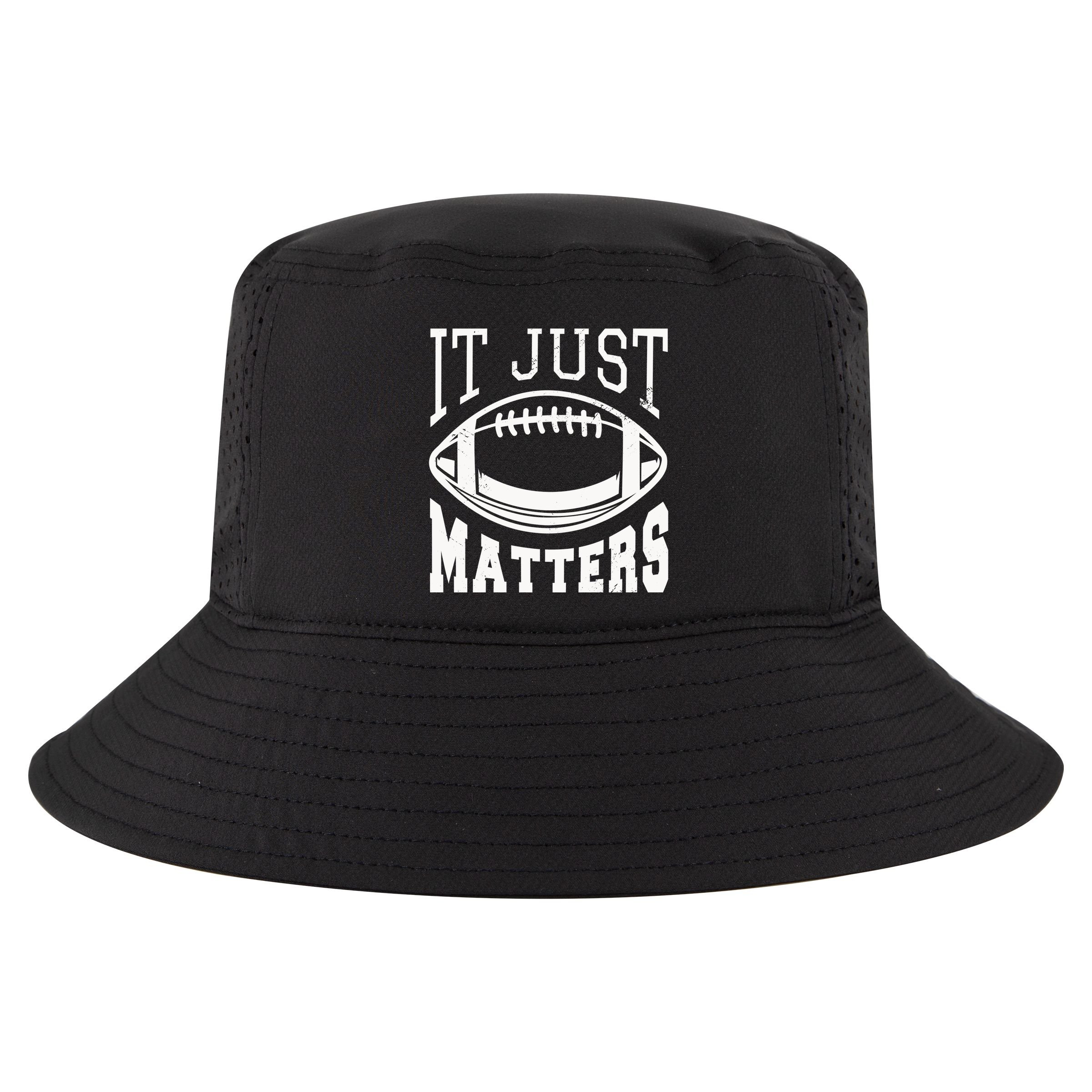 It Just Matters Football Cool Comfort Performance Bucket Hat