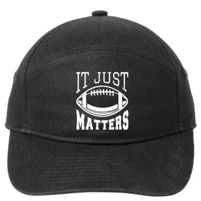 It Just Matters Football 7-Panel Snapback Hat
