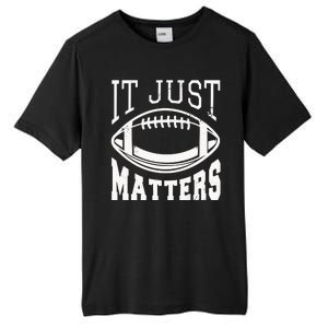 It Just Matters Football Tall Fusion ChromaSoft Performance T-Shirt