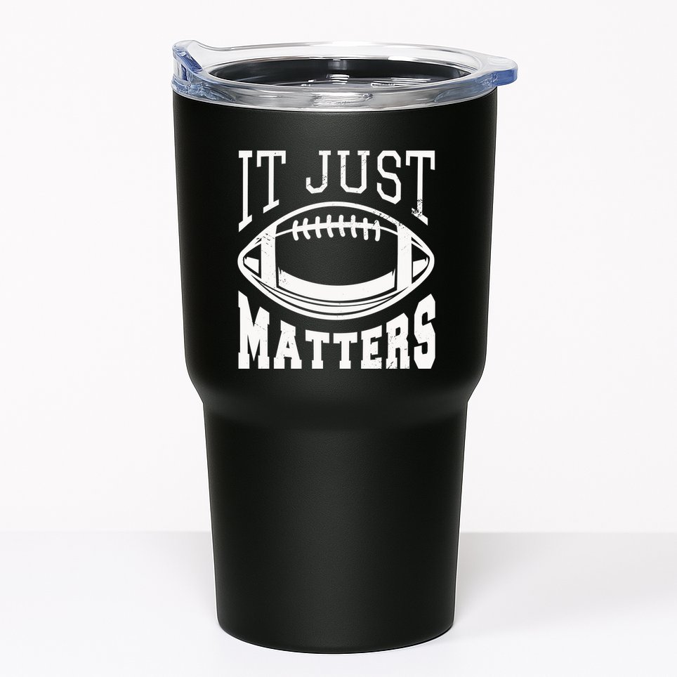 It Just Matters Football Tumbler