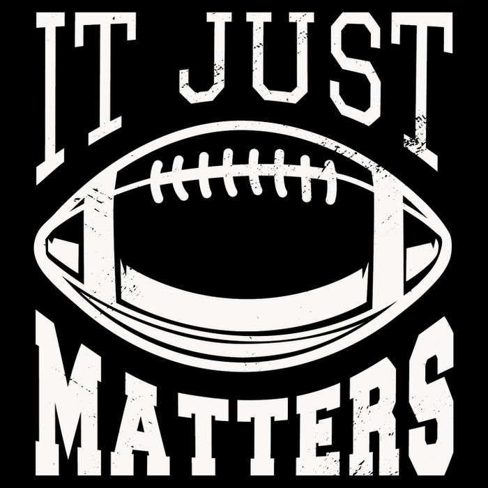 It Just Matters Football Women's V-Neck T-Shirt