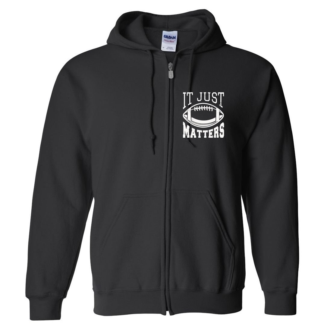 It Just Matters Football Full Zip Hoodie
