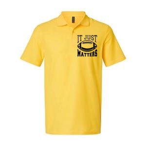 It Just Matters Football Softstyle Adult Sport Polo