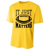 It Just Matters Football Performance Sprint T-Shirt