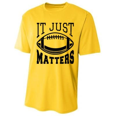 It Just Matters Football Performance Sprint T-Shirt