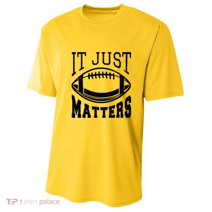 It Just Matters Football Youth Performance Sprint T-Shirt