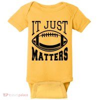 It Just Matters Football Baby Bodysuit