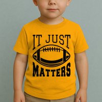 It Just Matters Football Toddler T-Shirt