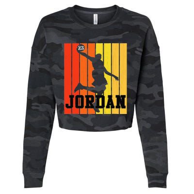 Im Jordan Name Basketball Player Gift Cropped Pullover Crew