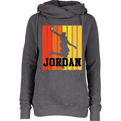 Im Jordan Name Basketball Player Gift Womens Funnel Neck Pullover Hood